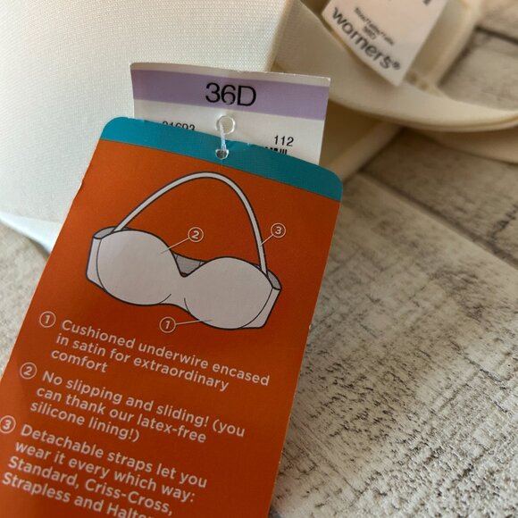 Women's Cushioned Underwire Bra By Warner's This is not a bra Collection 36D NWT - Picture 8 of 10